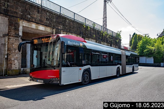 Foto van Rheinbahn Solaris Urbino 18 8659 Gelede bus door Guejomo