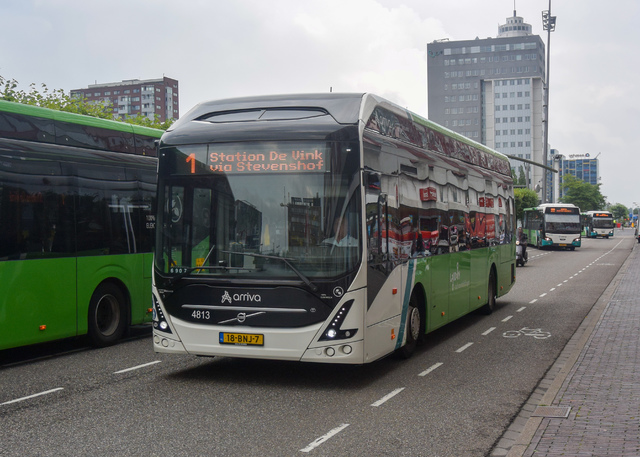 Foto van ARR Volvo 7900 Electric 4813 Standaardbus door NLRail