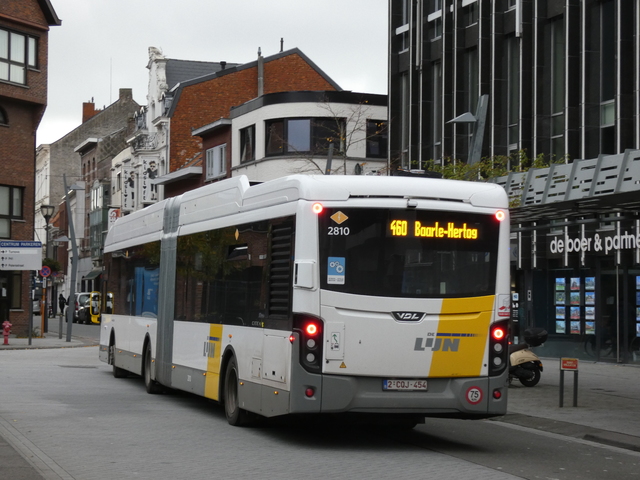 Foto van DeLijn VDL Citea SLFA-180 Hybrid 2810 Gelede bus door Delijn821