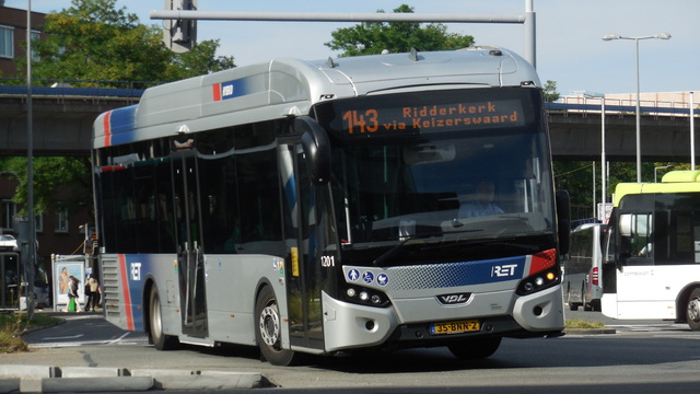 Foto van RET VDL Citea SLE-120 Hybrid 1201 Standaardbus door_gemaakt Stadsbus