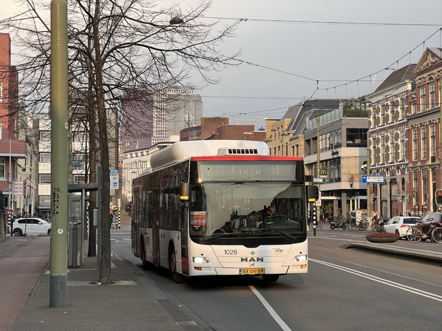 Foto van HTM MAN Lion's City CNG 1026 Standaardbus door Stadsbus