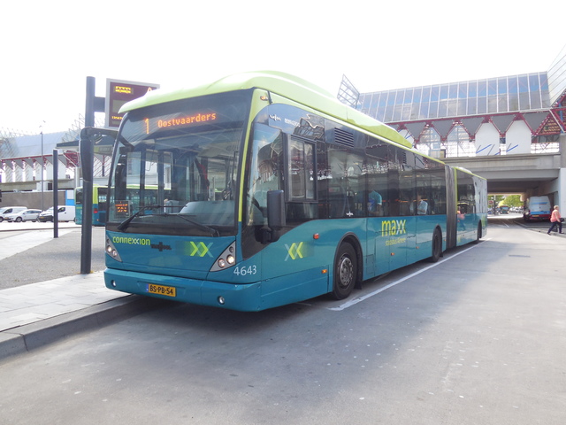 Foto van CXX Van Hool AG300 4643 Gelede bus door Stadsbus