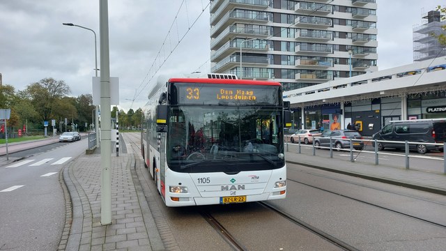 Foto van HTM MAN Lion's City CNG 1105 Standaardbus door Stadtbahn70