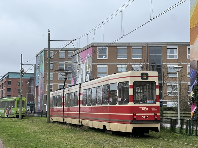 Foto van HTM GTL8 3110 Tram door_gemaakt Stadsbus