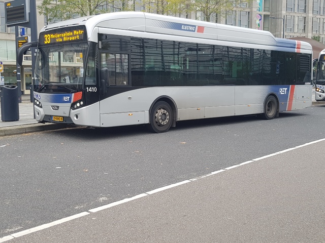 Foto van RET VDL Citea SLF-120 Electric 1410 Standaardbus door treinspotter-Dordrecht-zuid
