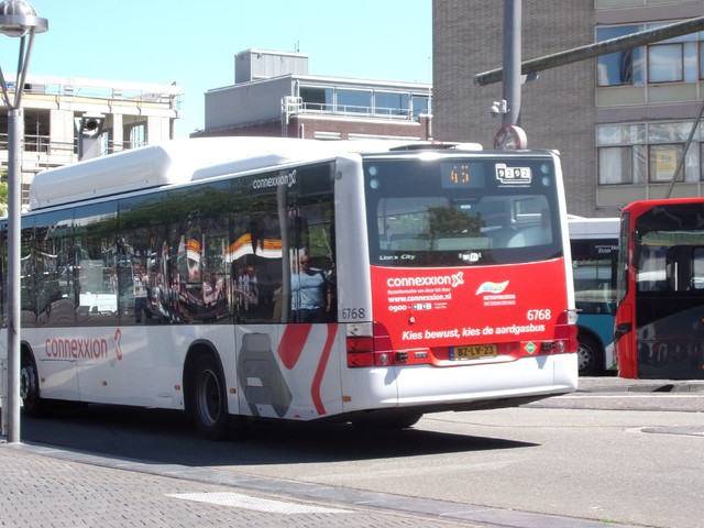 Foto van CXX MAN Lion's City CNG 6768 Standaardbus door_gemaakt Lijn45