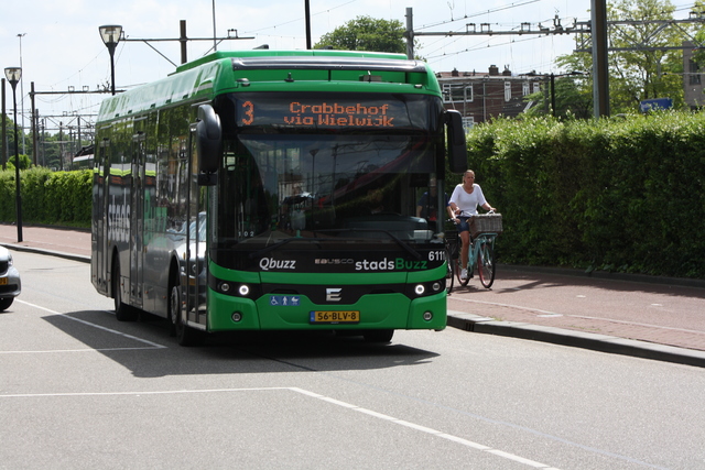 Foto van QBZ Ebusco 2.2 (12mtr) 6111 Standaardbus door Tramspoor