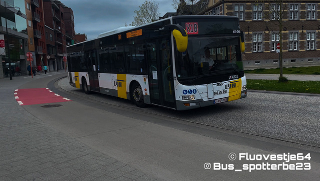 Foto van DeLijn MAN Lion's City 611068 Standaardbus door Fluovestje64