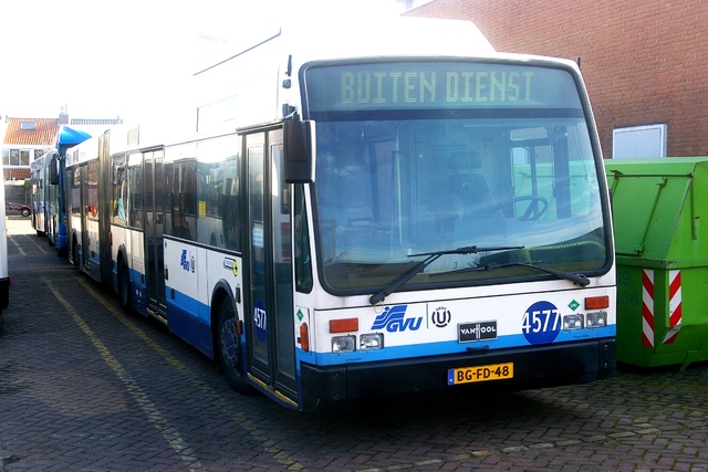 Foto van GVU Van Hool AG300 LPG 4577 Gelede bus door_gemaakt wyke2207