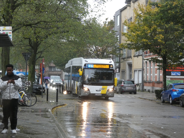 Foto van DeLijn VDL Citea SLFA-180 Hybrid 2800 Gelede bus door_gemaakt Delijn821