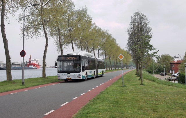 Foto van CXX MAN Lion's City G CNG 9273 Gelede bus door mauricehooikammer