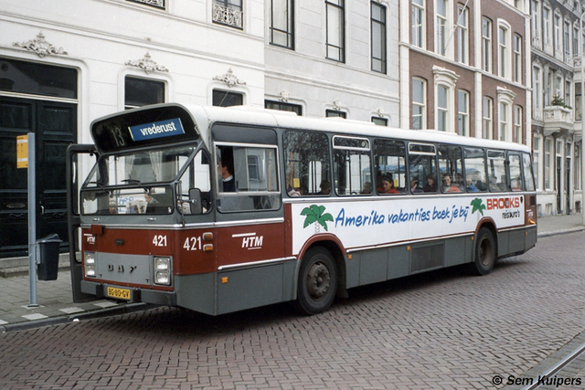 Foto van HTM DAF-Hainje CSA-I 421 Standaardbus door RW2014