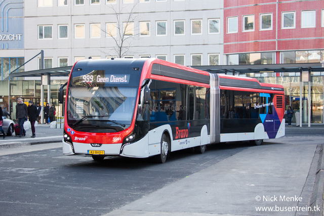 Foto van HER VDL Citea SLFA-181 Electric 9501 Gelede bus door Busentrein