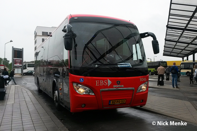 Foto van EBS Scania Higer A30 3046 Touringcar door Busentrein