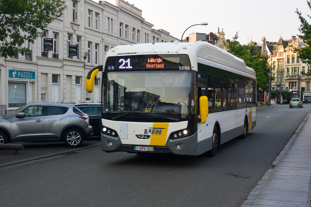 Foto van DeLijn VDL Citea SLF-120 Hybrid 5886 Standaardbus door_gemaakt NLRail