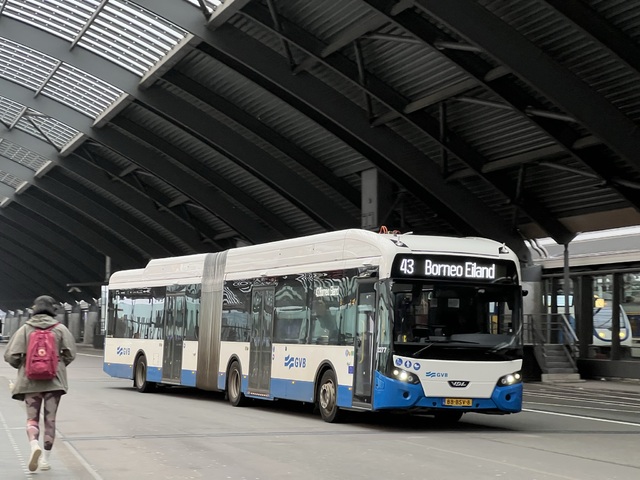Foto van GVB VDL Citea SLFA-180 Electric 2277 Gelede bus door_gemaakt Stadsbus