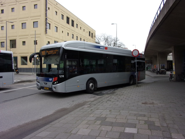 Foto van RET VDL Citea SLE-120 Hybrid 1218 Standaardbus door Lijn45