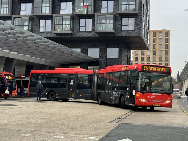 Foto van EBS Scania OmniLink G 1023 Gelede bus door Stadsbus