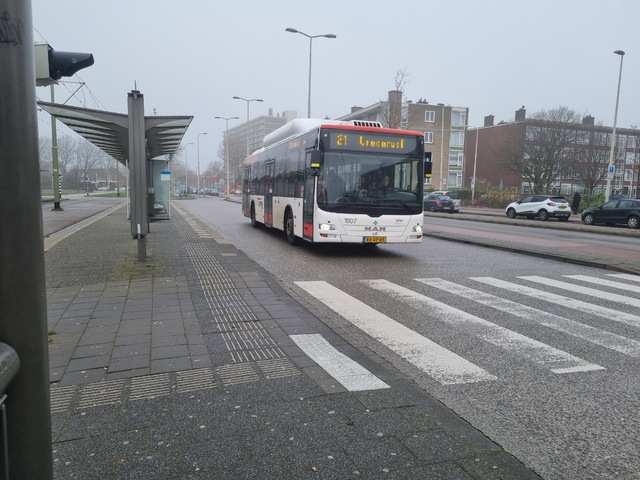 Foto van HTM MAN Lion's City CNG 1007 Standaardbus door Tramspoor