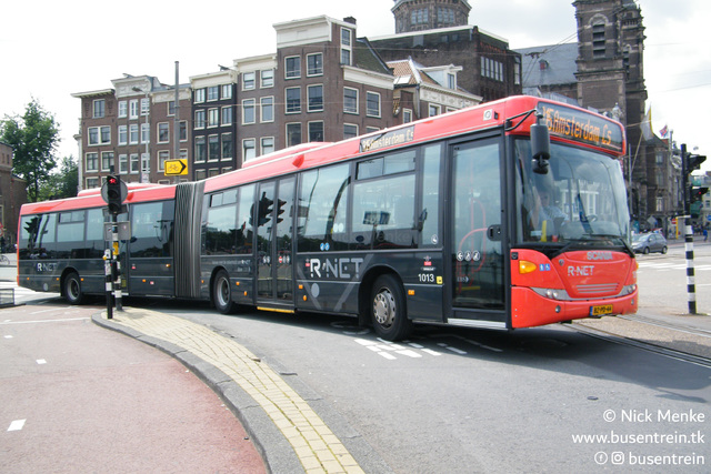 Foto van EBS Scania OmniLink G 1013 Gelede bus door Busentrein