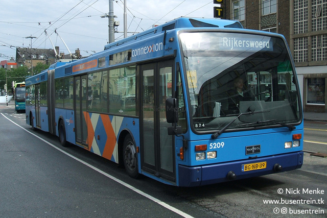 Foto van CXX Van Hool AG300T 5209 Gelede bus door Busentrein