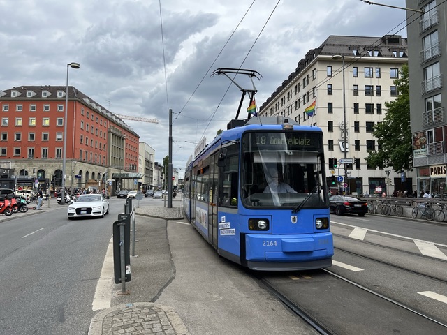 Foto van MVG GT6N 2164 Tram door_gemaakt Stadsbus