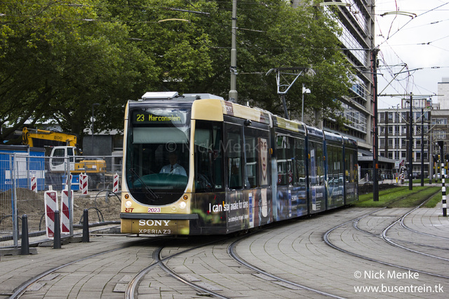 Foto van RET Citadis 2023 Tram door Busentrein