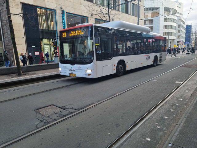 Foto van HTM MAN Lion's City CNG 1036 Standaardbus door Tramspoor
