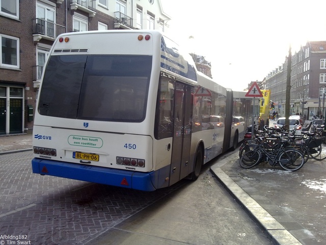 Foto van GVB Berkhof Jonckheer G 450 Gelede bus door tsov