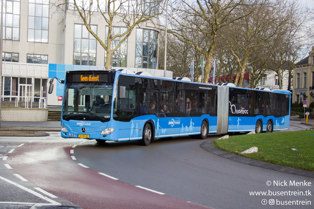 Foto van KEO Mercedes-Benz CapaCity 4207 Gelede bus door Busentrein