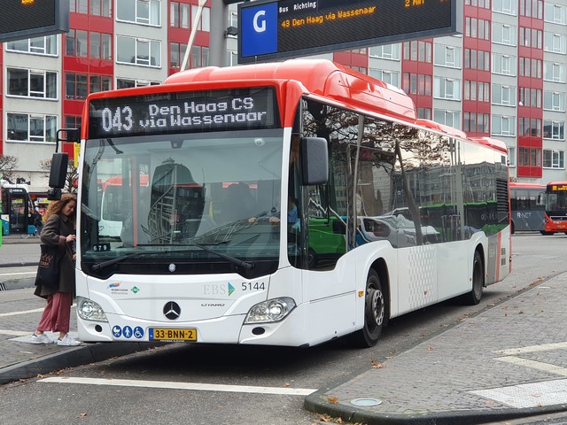 Foto van EBS Mercedes-Benz Citaro NGT Hybrid 5144 Standaardbus door wyke2207