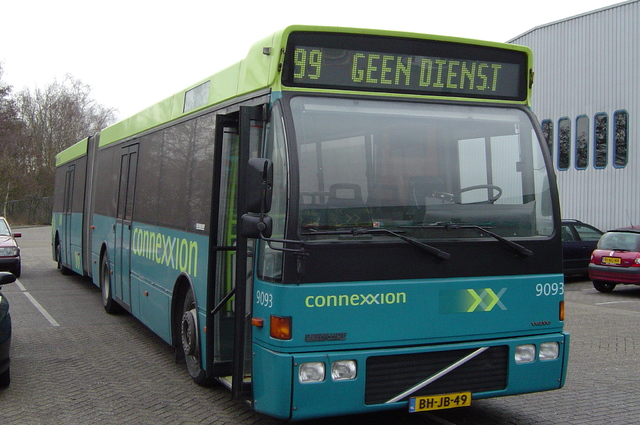 Foto van CXX Berkhof Duvedec G 9093 Gelede bus door wyke2207