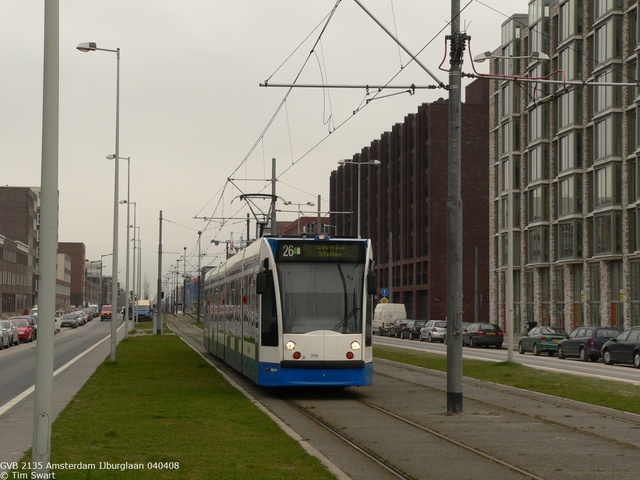 Foto van GVB Siemens Combino 2135 Tram door_gemaakt tsov