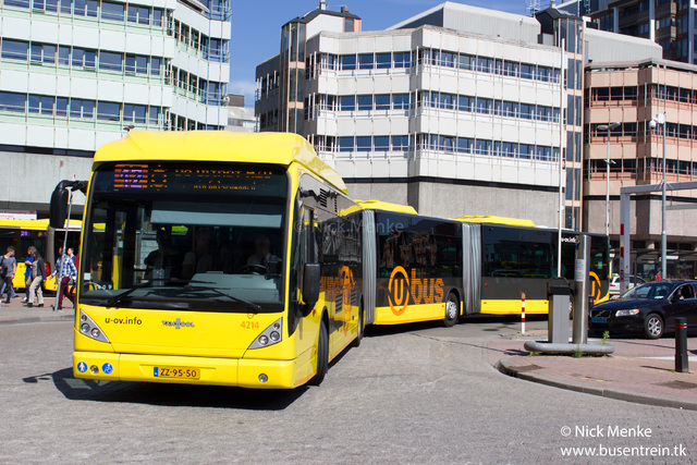 Foto van QBZ Van Hool AGG300 4214 Dubbelgelede bus door Busentrein