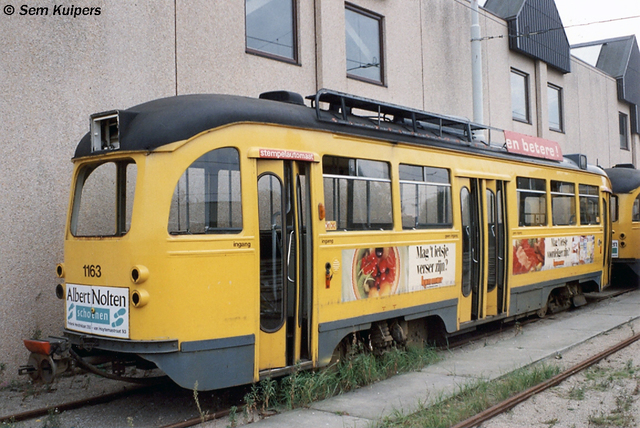 Foto van HTM Haagse PCC 1163 Tram door RW2014