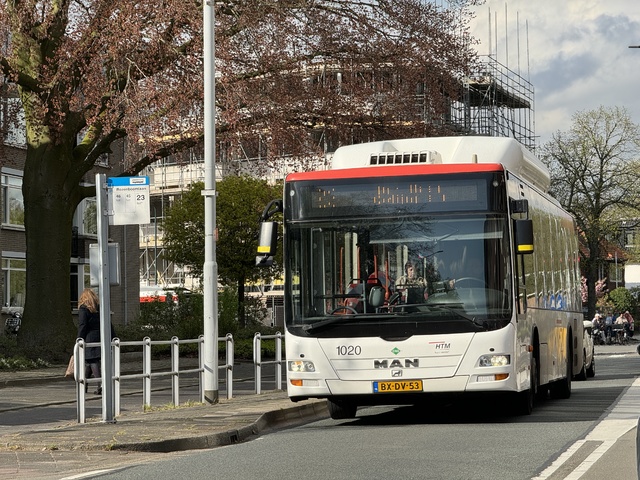 Foto van HTM MAN Lion's City CNG 1020 Standaardbus door Stadsbus