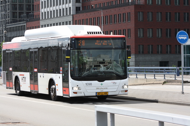 Foto van HTM MAN Lion's City CNG 1098 Standaardbus door_gemaakt Tramspoor