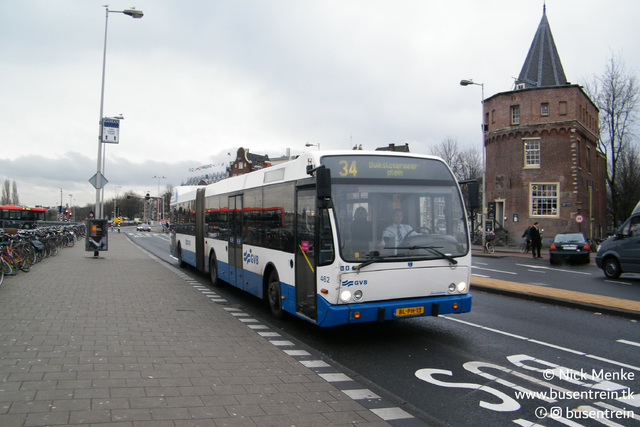 Foto van GVB Berkhof Jonckheer G 462 Gelede bus door Busentrein