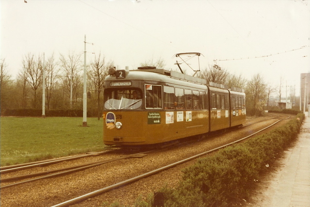 Foto van RET Rotterdamse Düwag GT8 378 Tram door JanWillem