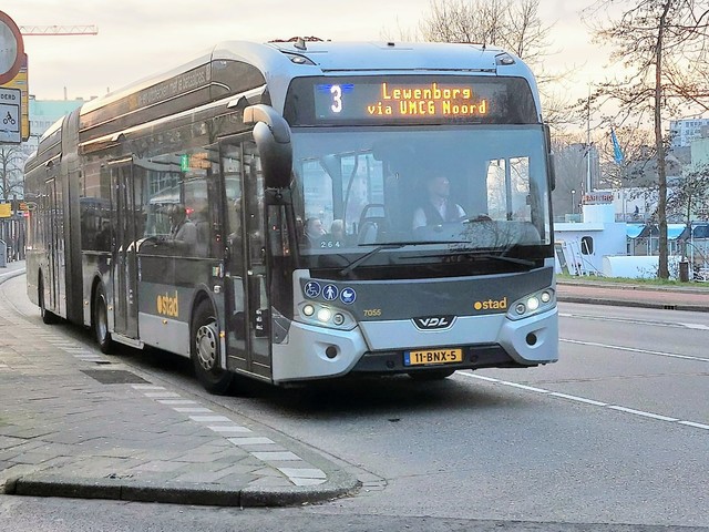 Foto van QBZ VDL Citea SLFA-180 Electric 7055 Gelede bus door Draken-OV