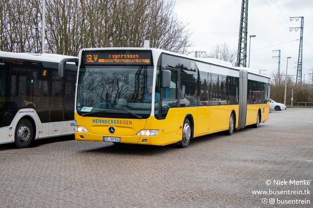 Foto van Hennecke Mercedes-Benz Citaro G 542 Gelede bus door_gemaakt Busentrein