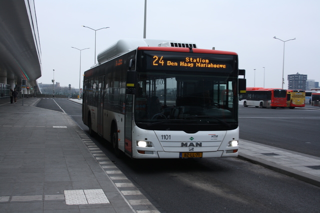 Foto van HTM MAN Lion's City CNG 1101 Standaardbus door Tramspoor