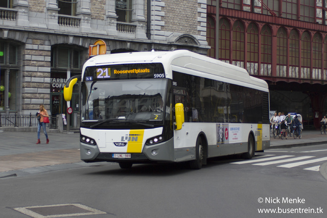Foto van DeLijn VDL Citea SLF-120 Hybrid 5905 Standaardbus door_gemaakt Busentrein