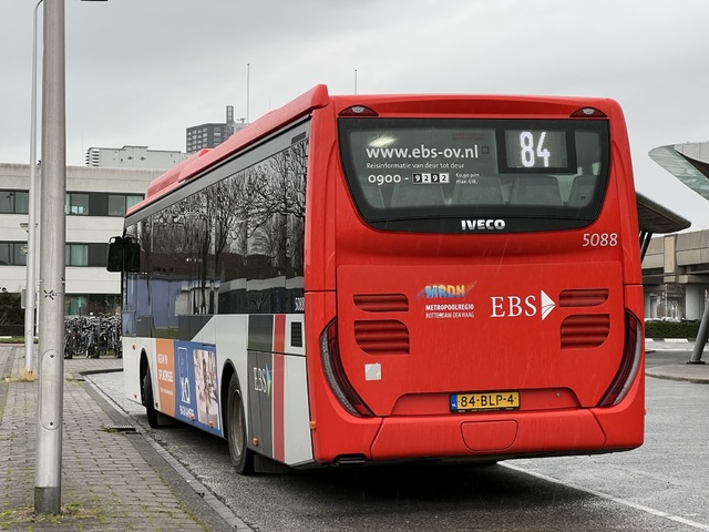 Foto van EBS Iveco Crossway LE CNG (12mtr) 5088 Standaardbus door Stadsbus
