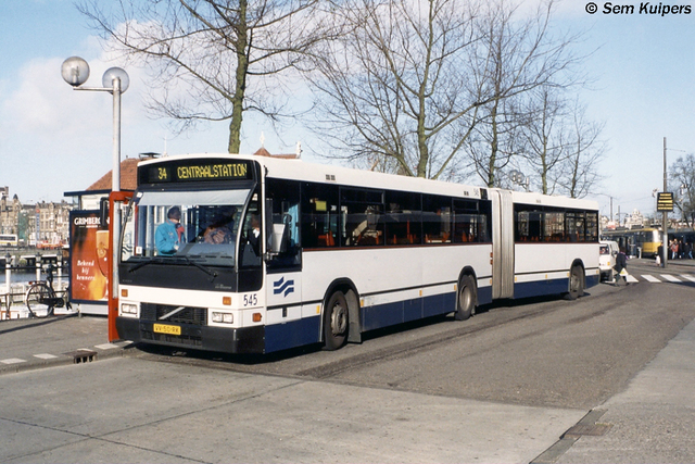 Foto van GVB Den Oudsten B88 G 545 Gelede bus door RW2014