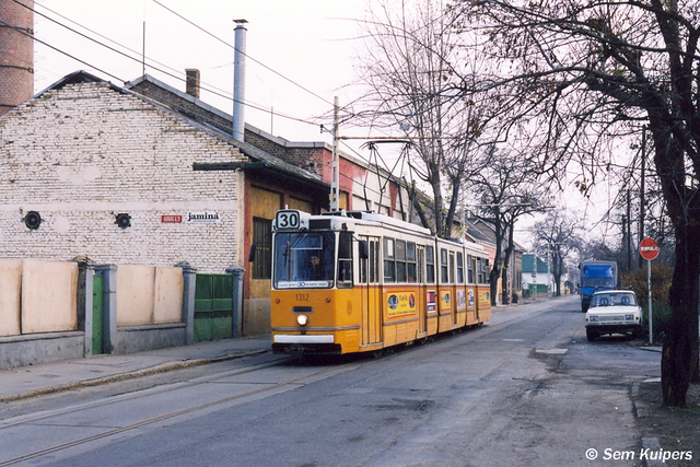 Foto van BKK Ganz CSMG 1312 Tram door RW2014