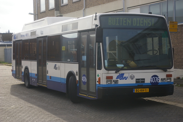 Foto van GVU Van Hool A300 LPG 4076 Standaardbus door wyke2207
