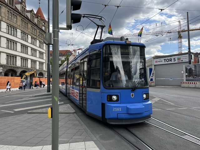 Foto van MVG GT6N 2161 Tram door_gemaakt Stadsbus