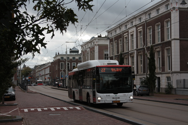 Foto van HTM MAN Lion's City CNG 1048 Standaardbus door Tramspoor