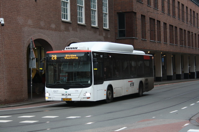 Foto van HTM MAN Lion's City CNG 1007 Standaardbus door_gemaakt Tramspoor